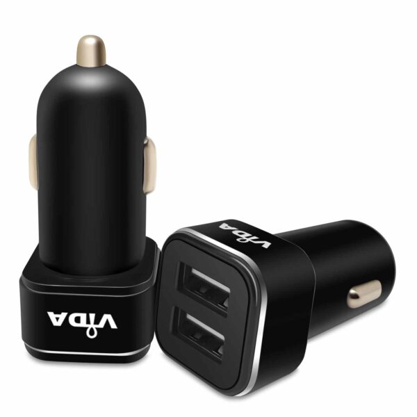 Vida IT V2 USB 2-Port Car Charger with 3-in-1 Cable Vida IT V2 USB 2-Port Car Charger with 3-in-1 Cable
