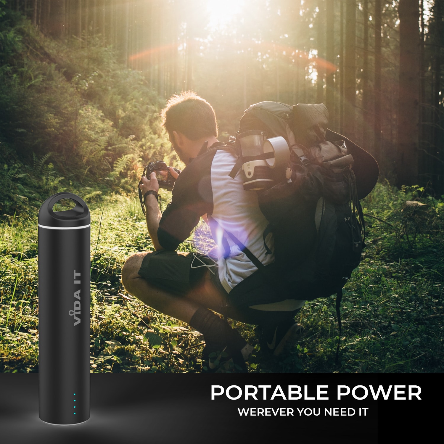 Vida IT D30X Tube Power Bank 2500mAh Portable Charger - Image 6