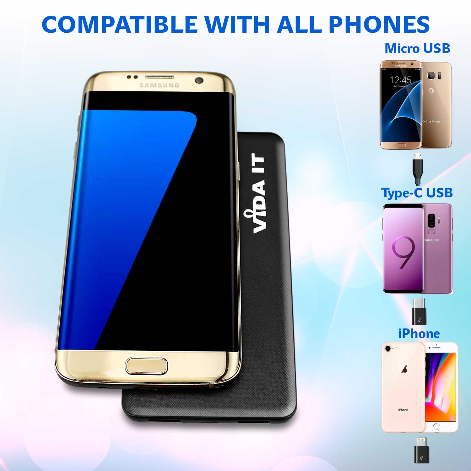 Vida IT V506 Slim Power Bank for Heated Vest Jacket Gilet Scarf 2.1A 5V USB Battery Pack, Portable Charger for iPhone Samsung Phones - Image 6