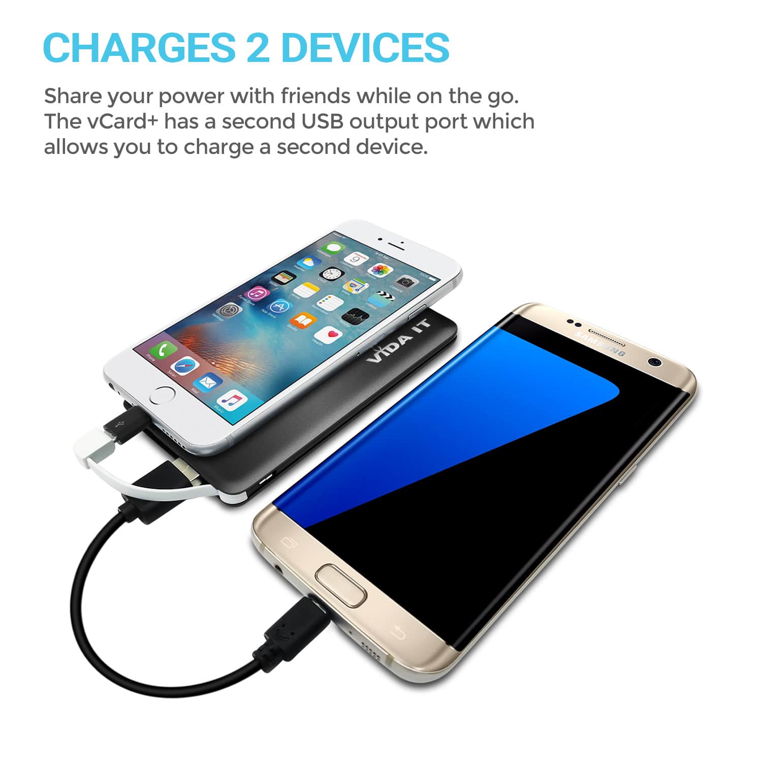 Vida IT vCard+ Super Slim 4000mAh Power Bank Portable Charger - Image 4