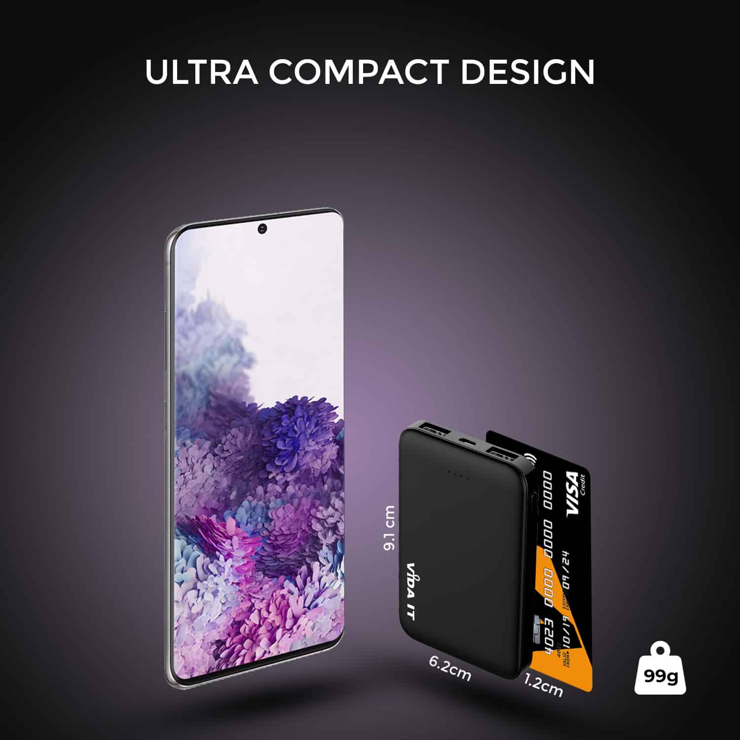 small mini power bank battery pack for heated vest jacket iphone samsung portable charger 5000mah