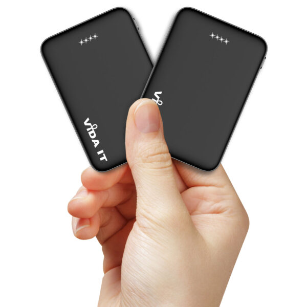 Vida IT 2-Pack Mini Power Bank 5000mAh Battery Pack for Heated Vest Jacket, Portable Charger for iPhone Android Phones Vida IT 2-Pack Mini Power Bank 5000mAh Battery Pack for Heated Vest Jacket, Portable Charger for iPhone Android Phones